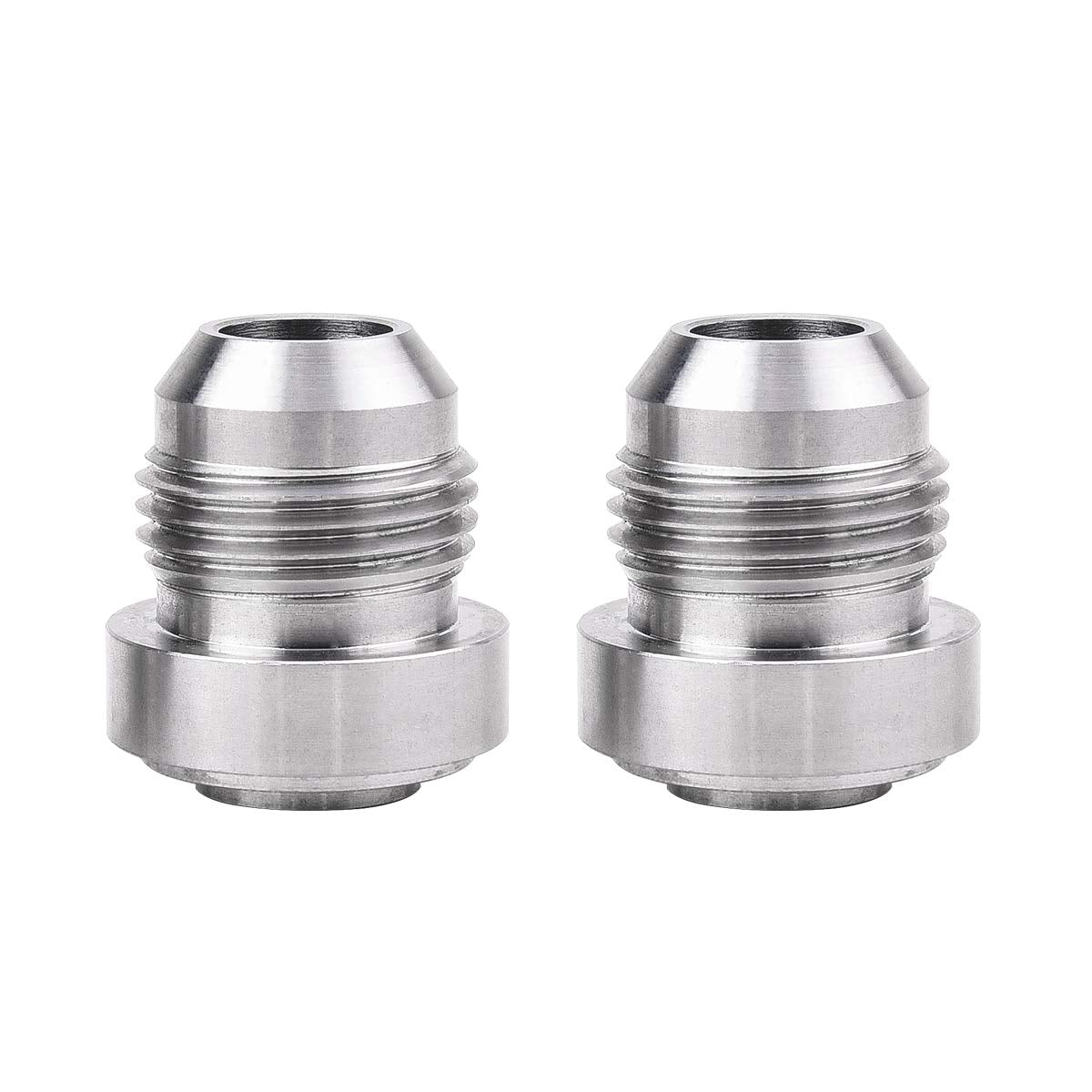 Male 10AN Weld on Bung Fitting Stainless Steel 2Pcs