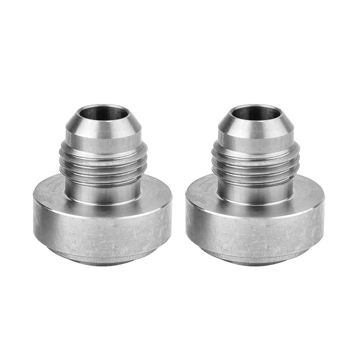 Male 10AN Weld on Bung Fitting Stainless Steel 2Pcs