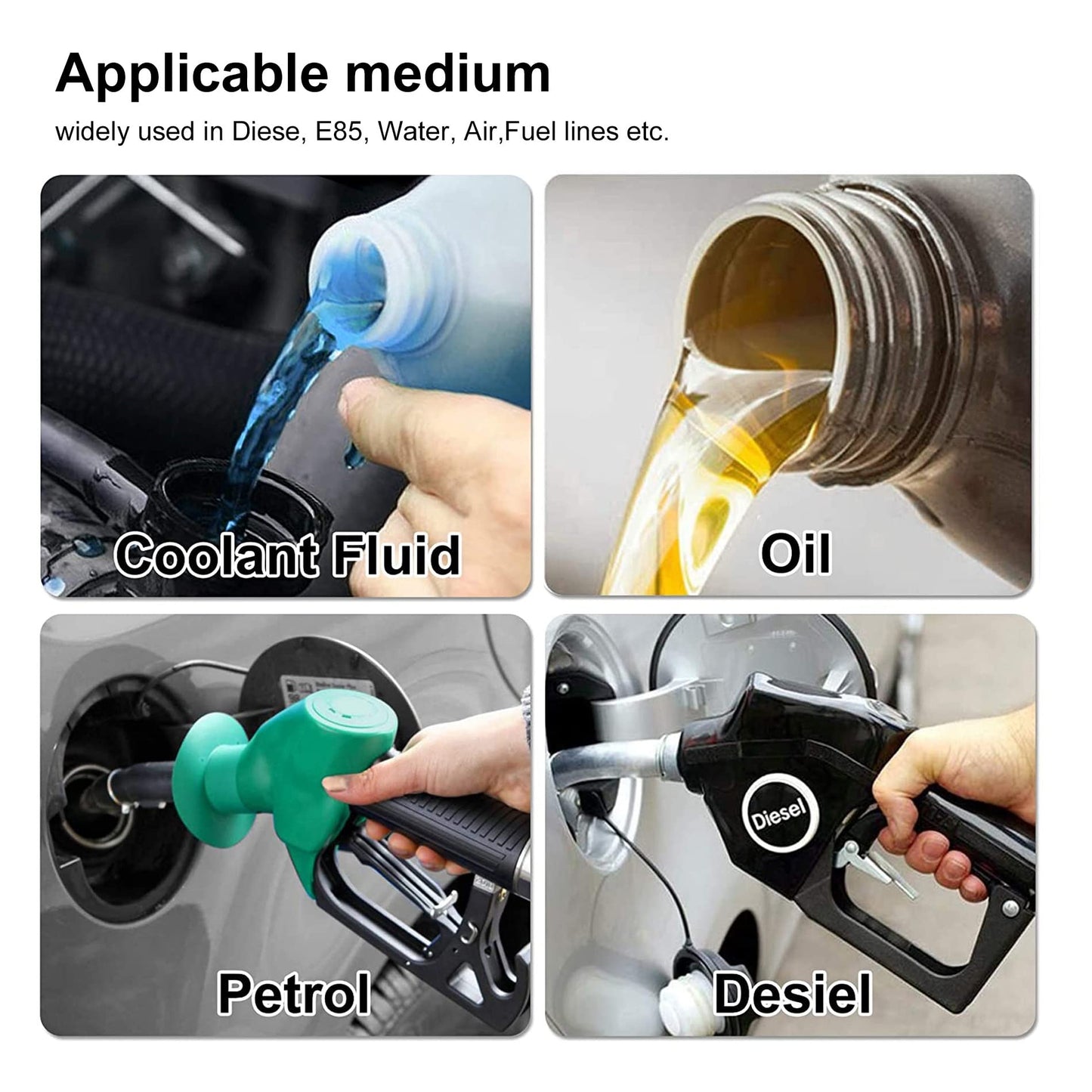 Male 10AN Weld on Bung Fitting Stainless Steel 2Pcs